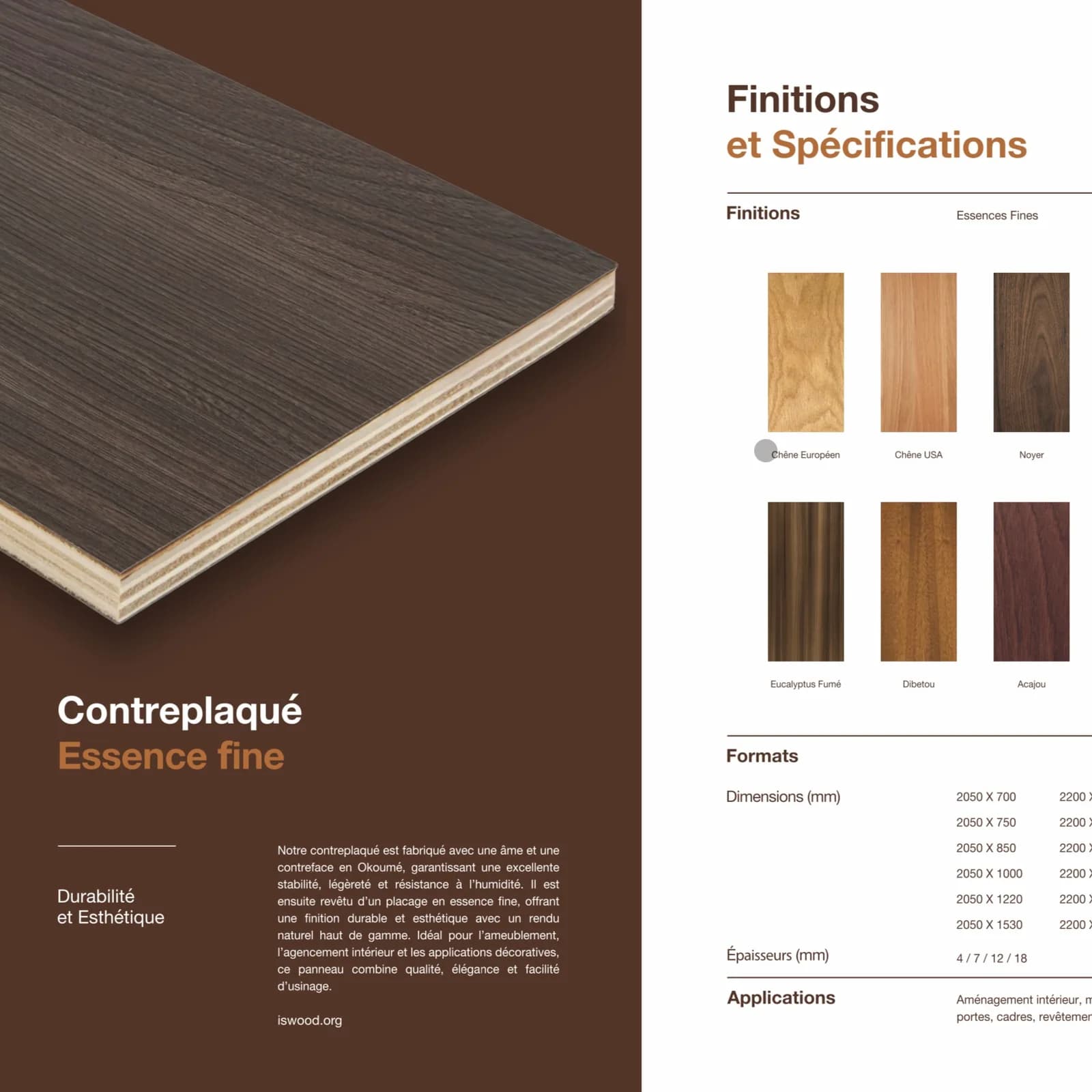 Contreplaqué Essence Fine