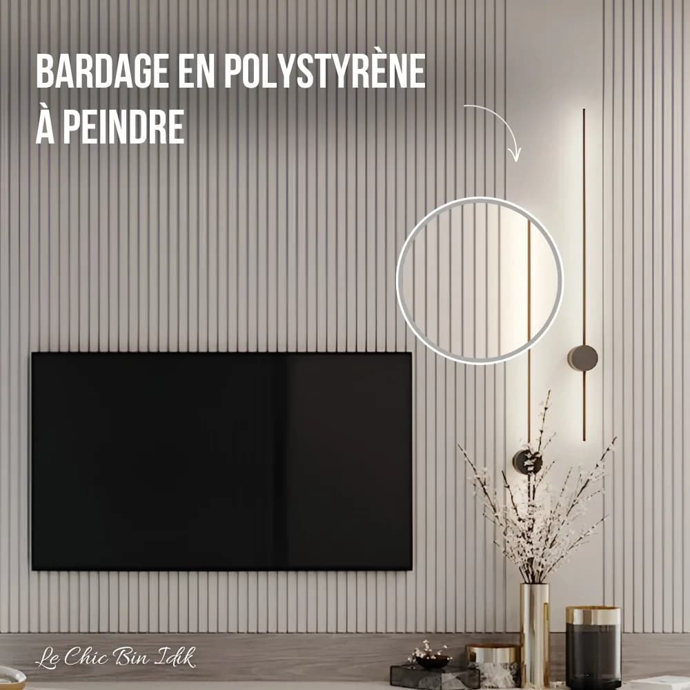 Bardage en polystyrène a peindre 