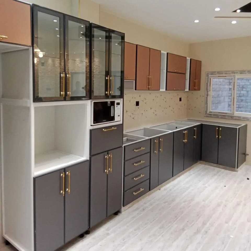 Cuisine en aluminium moderne