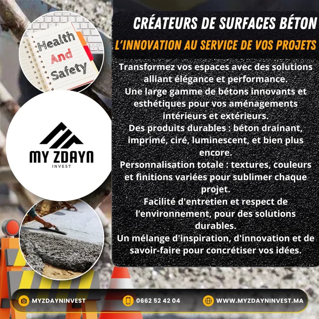 Béton decoratif