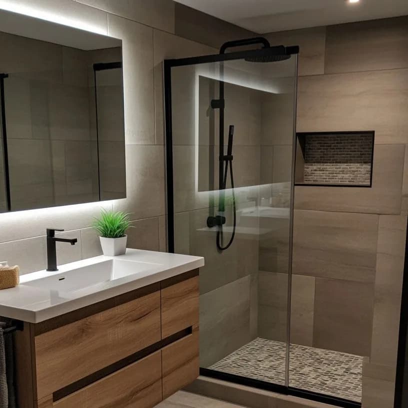 Modèle toilette moderne