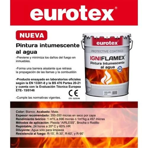 Peinture Igniflamex 25kg blanc