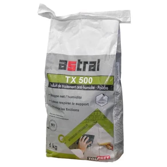 TX500 - Enduit d'humidité intérieur 6kg