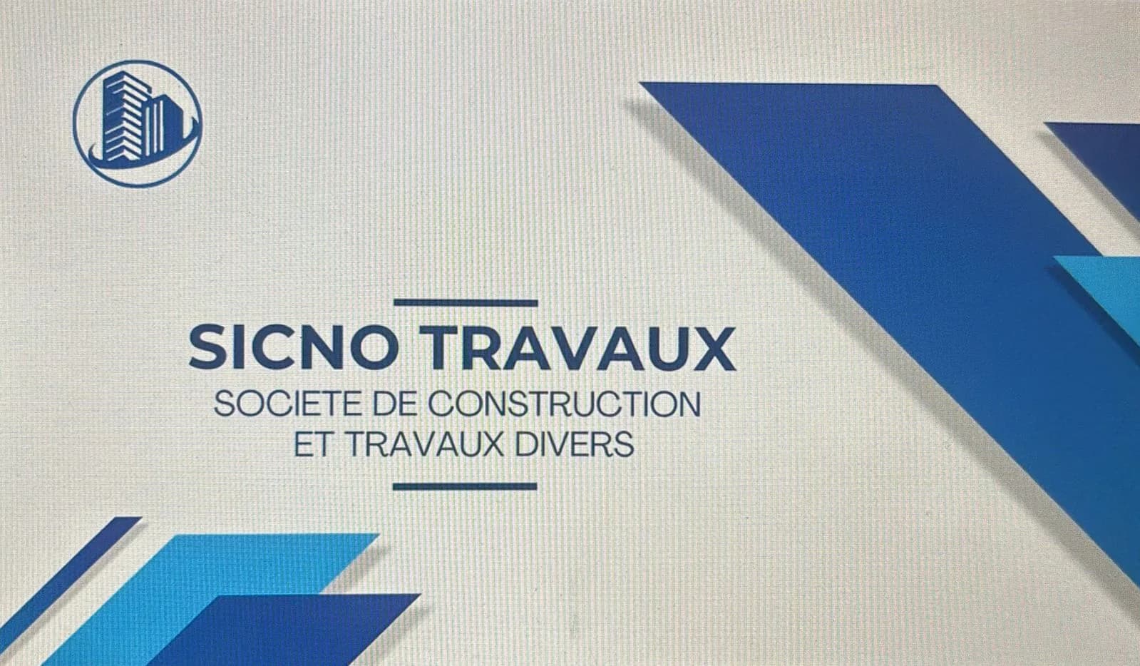 Sicno travaux — aperçu