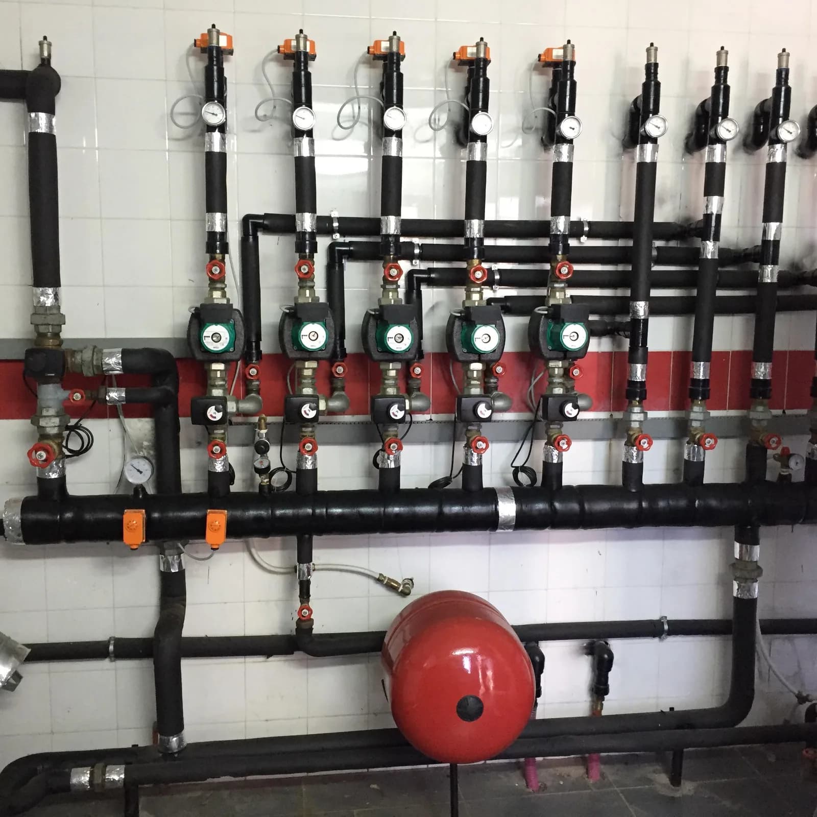 travaux de chauffage de sol