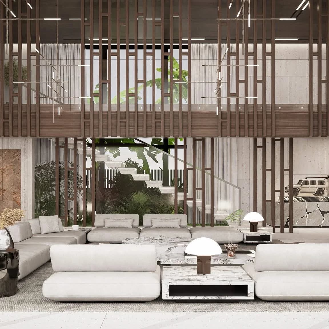 Salon contemporain 