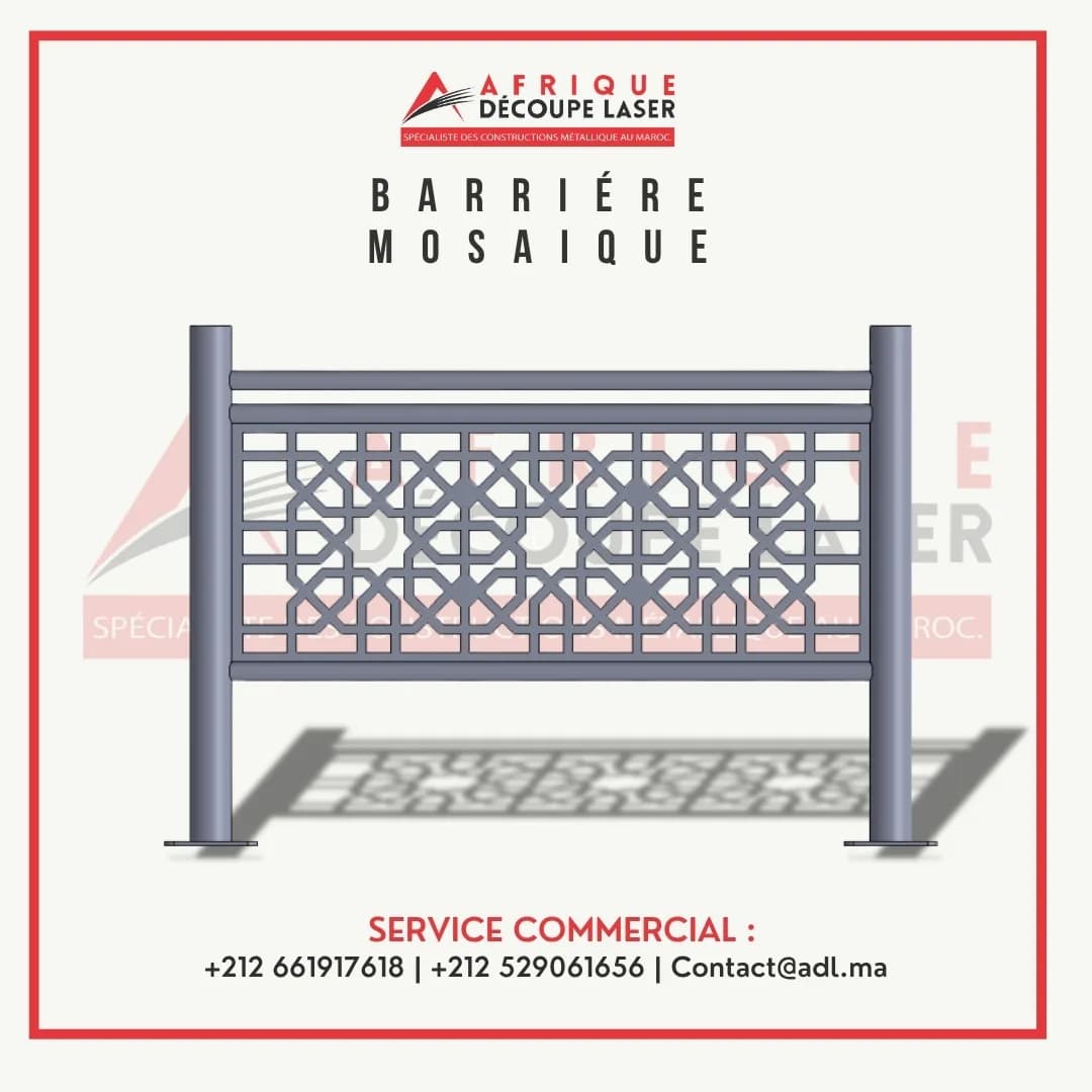 BARRIERE MOSAIQUE