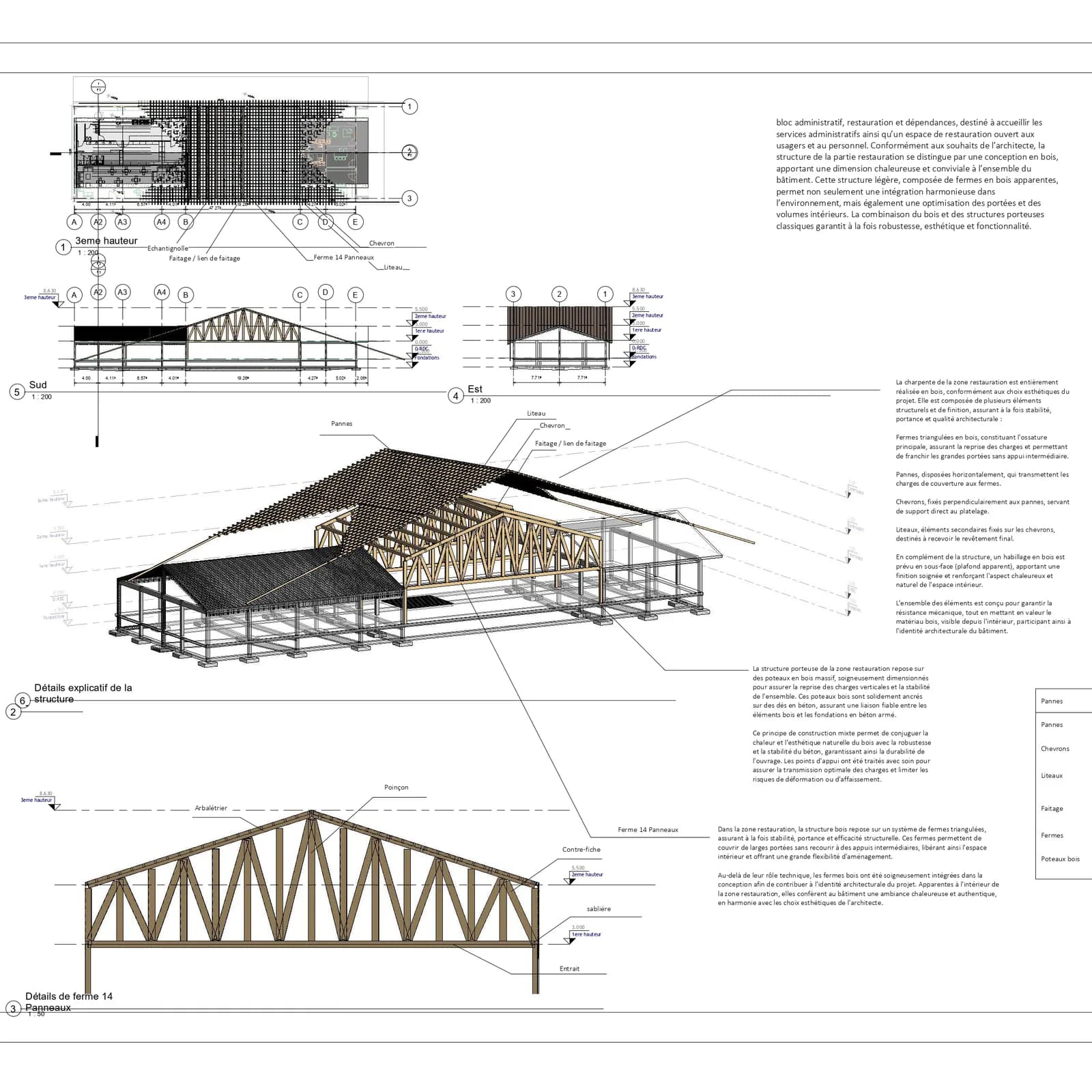 Conception hybride bois-béton 