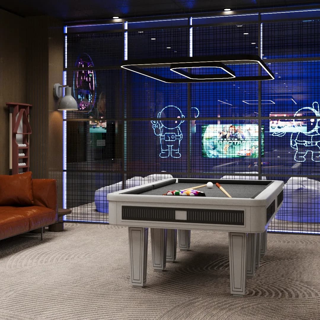 Aménagement d'une salle de Billard