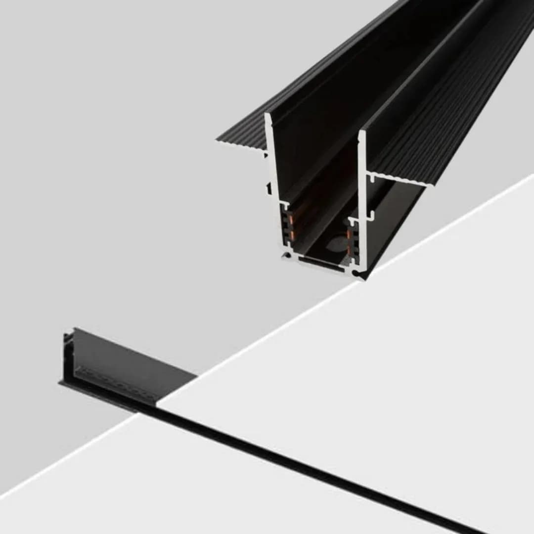 Rail Encastré Aluminium Magnétique 