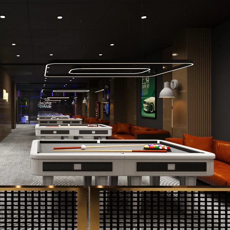 Aménagement d'une salle de Billard