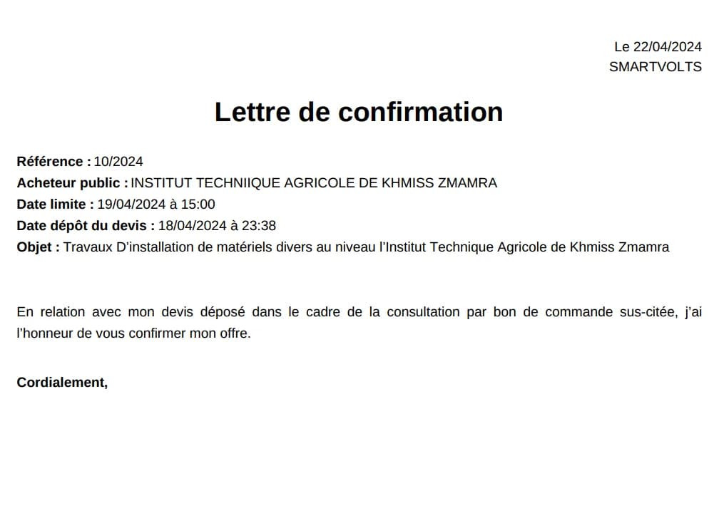 Travaux d’installation divers