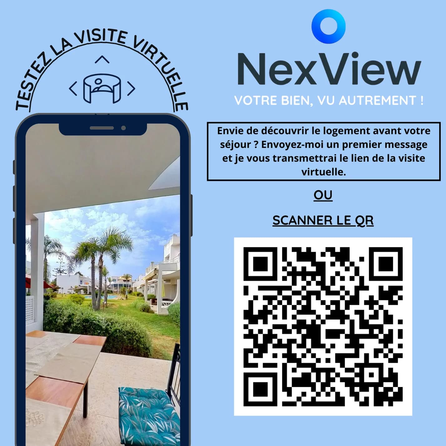 Visite 360 degrés d’un bungalow