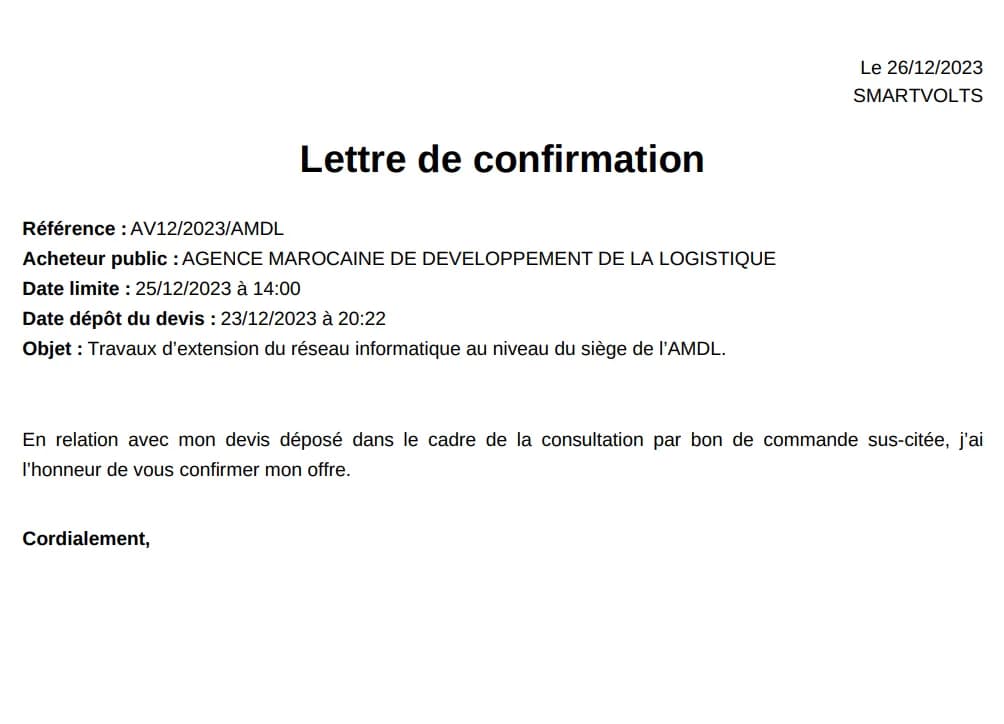 Extension du réseau informatique