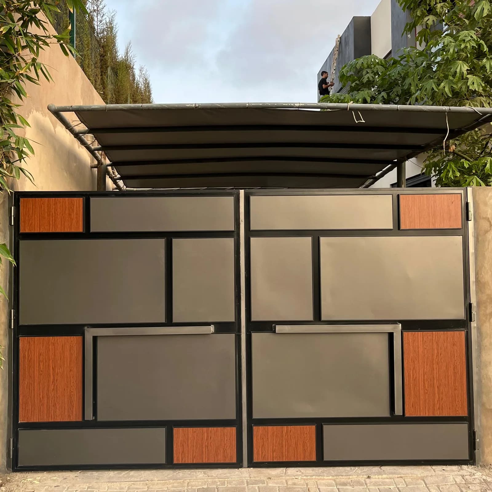 Portes en fer et aluminium