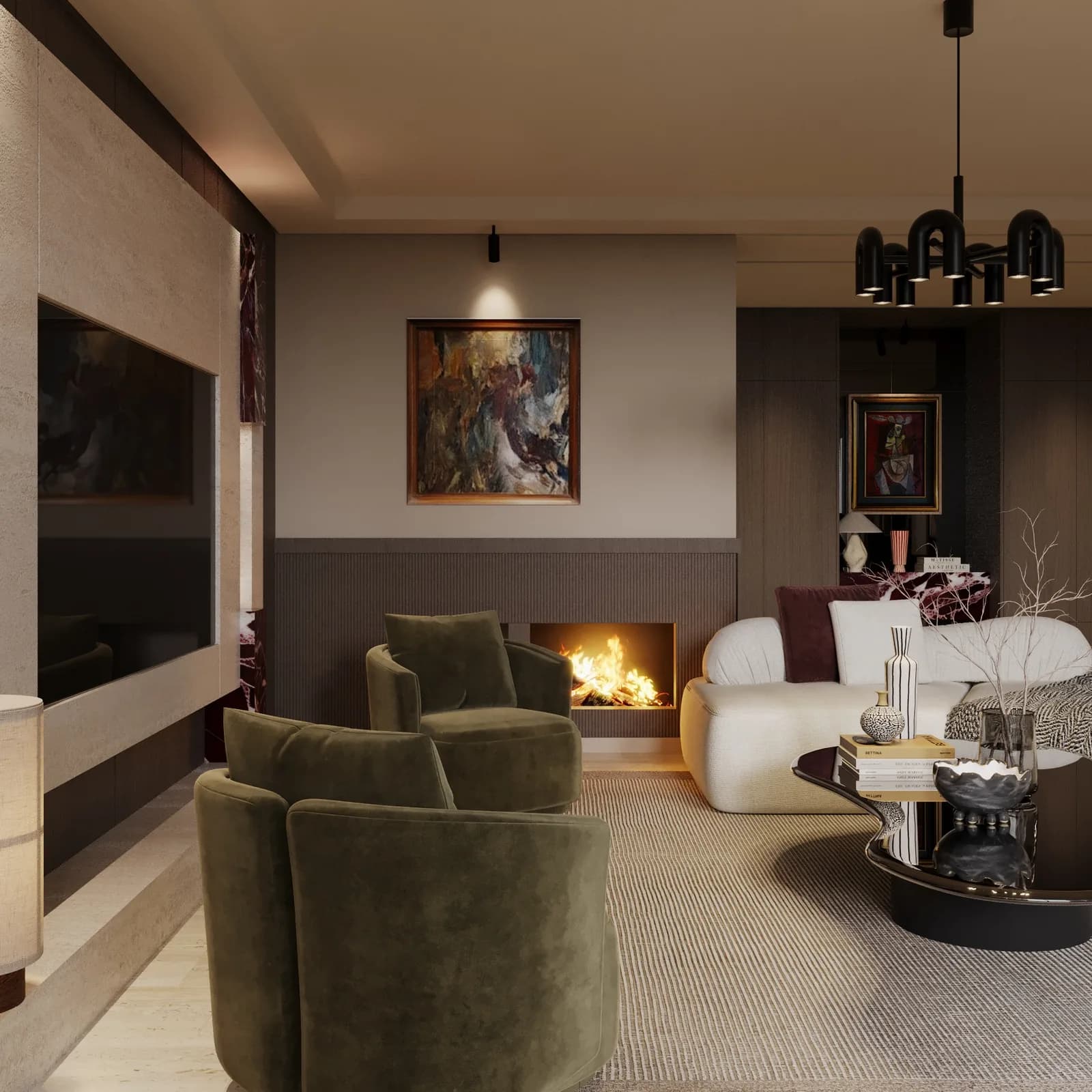 projet de conception appart bouskoura