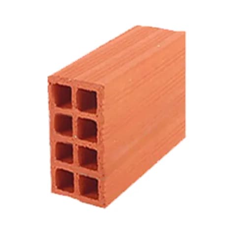 Brique terre cuite 8 trous