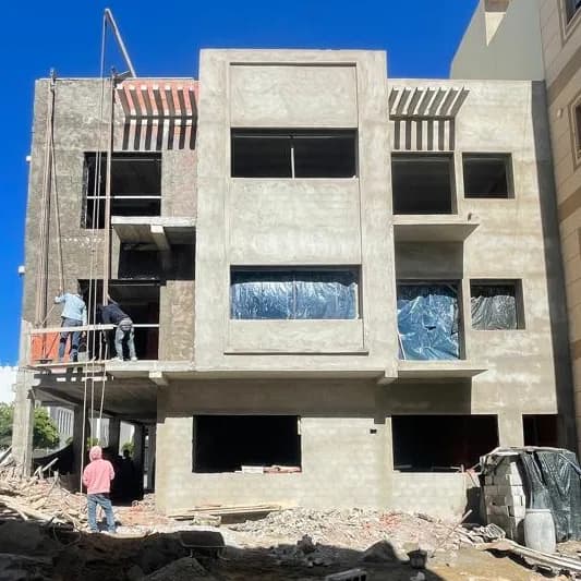 Construction des studios 