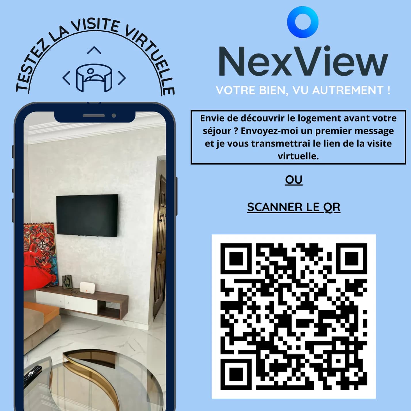 Visite 360 degrés d’un appartement 