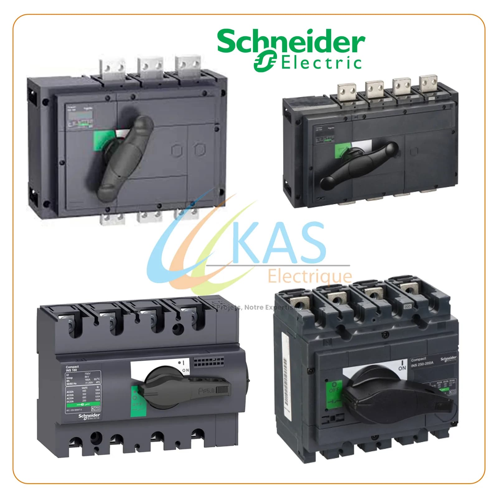 Interrupteur Sectionneur interpact 