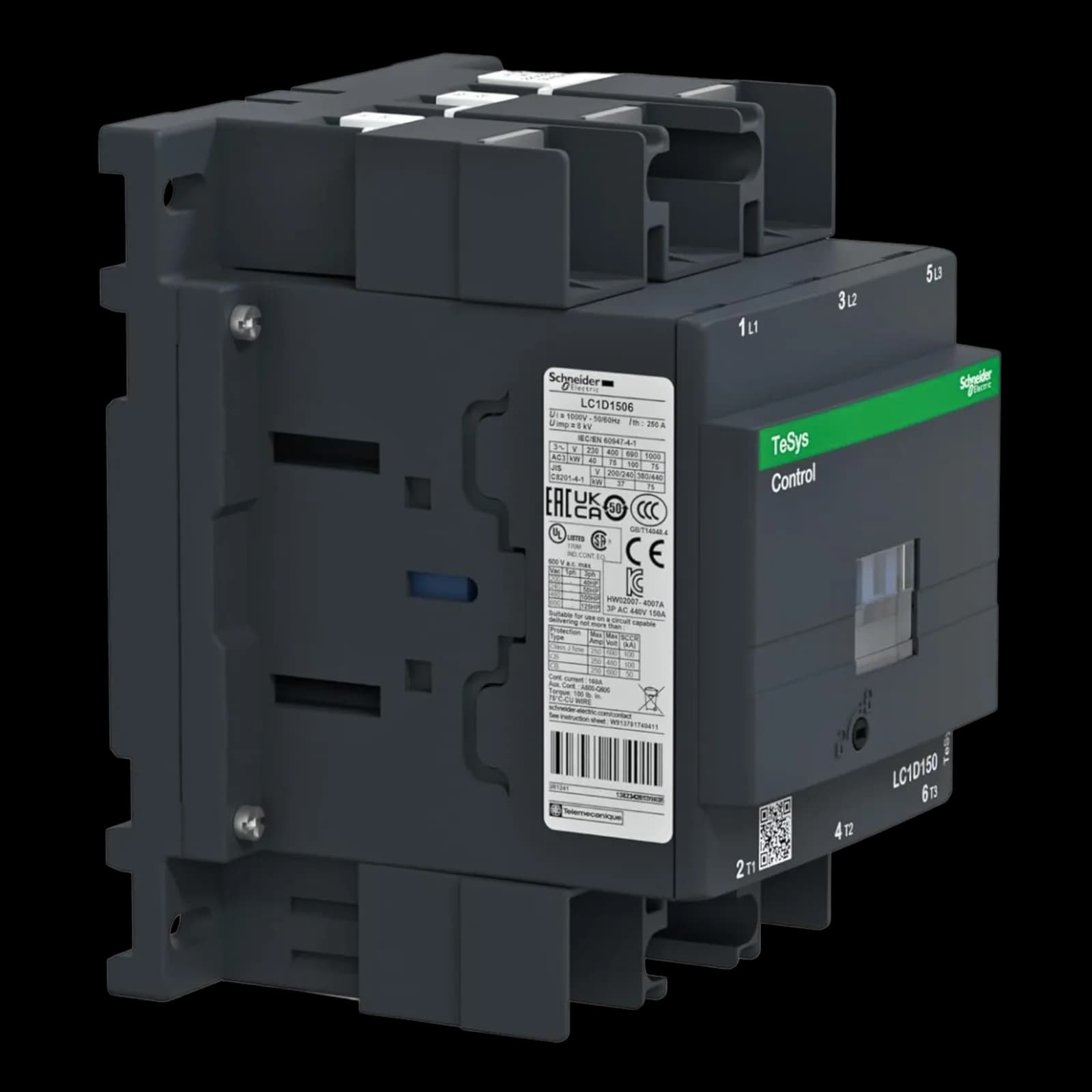 Contacteur de Puissance LC1D150M 