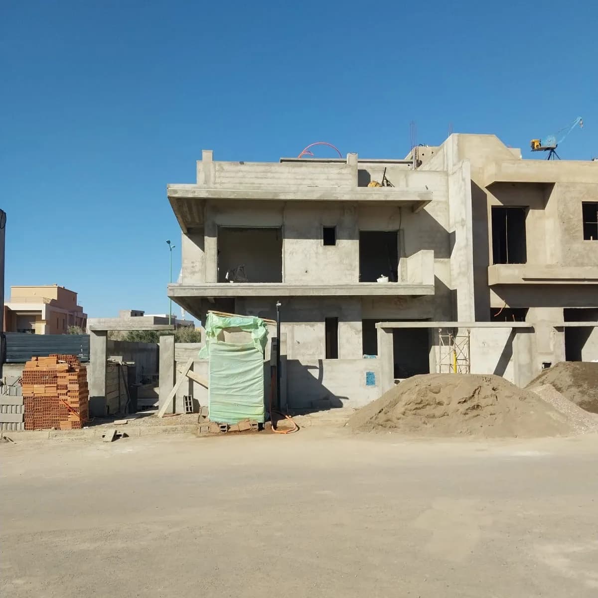 Différents projets de construction