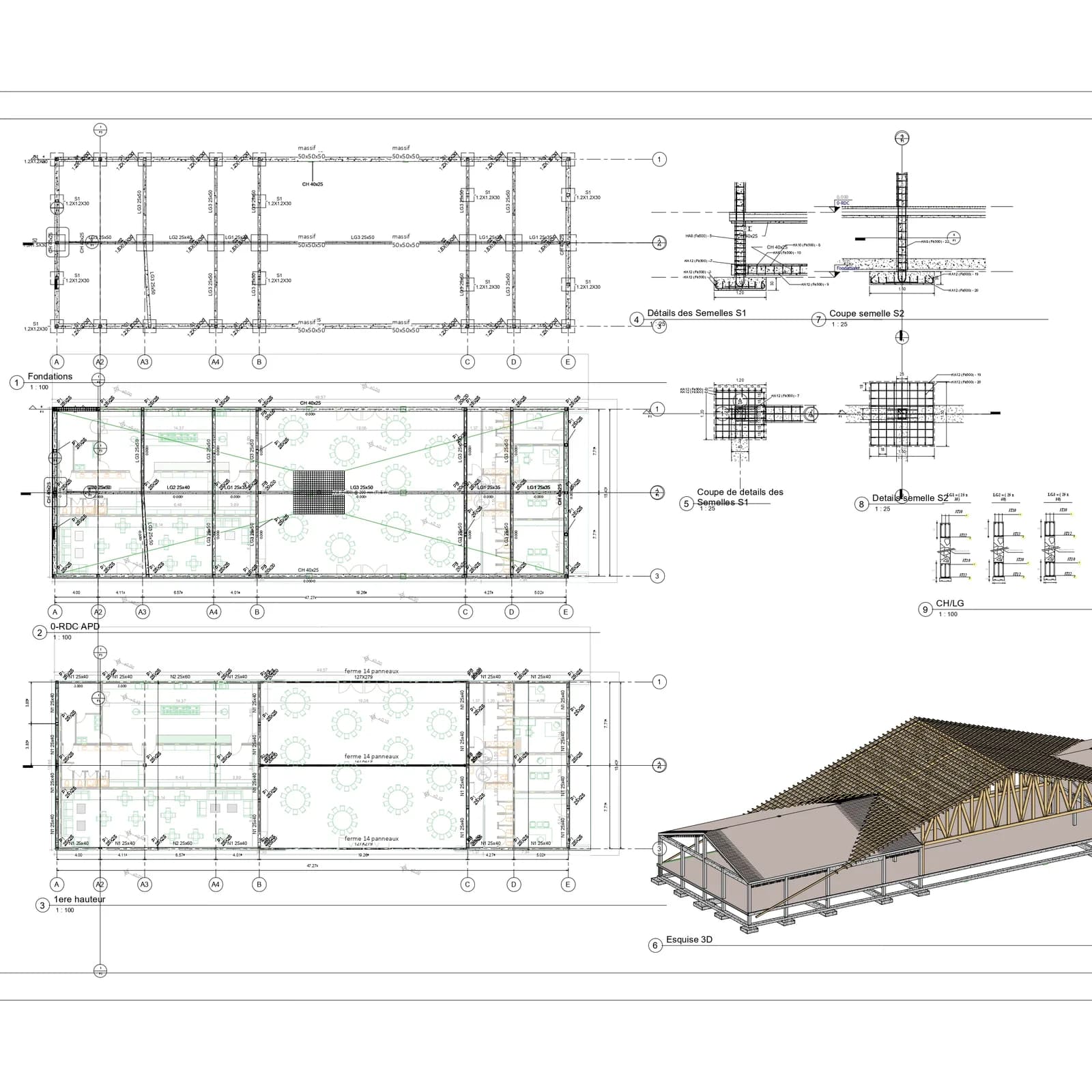 Conception hybride bois-béton 