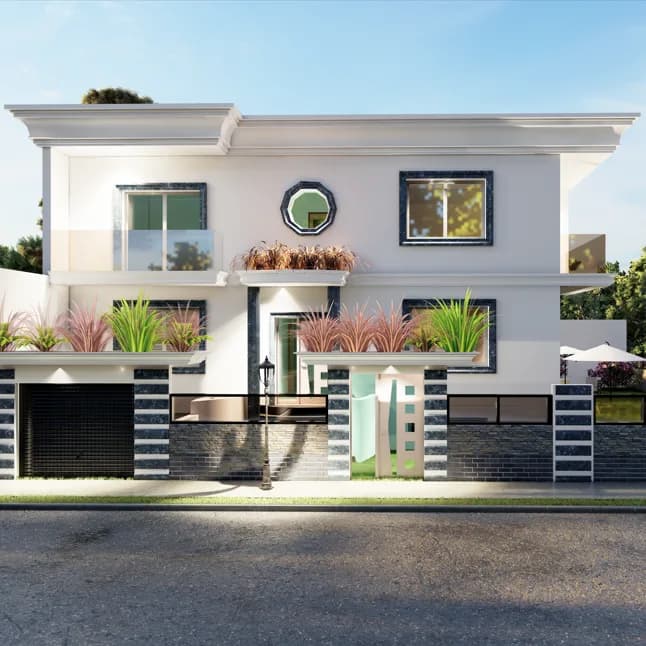 projet de villa style néoclassique