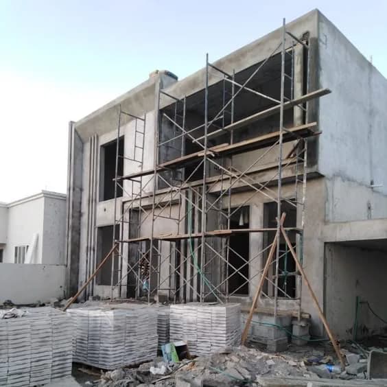 Construction d’une villa