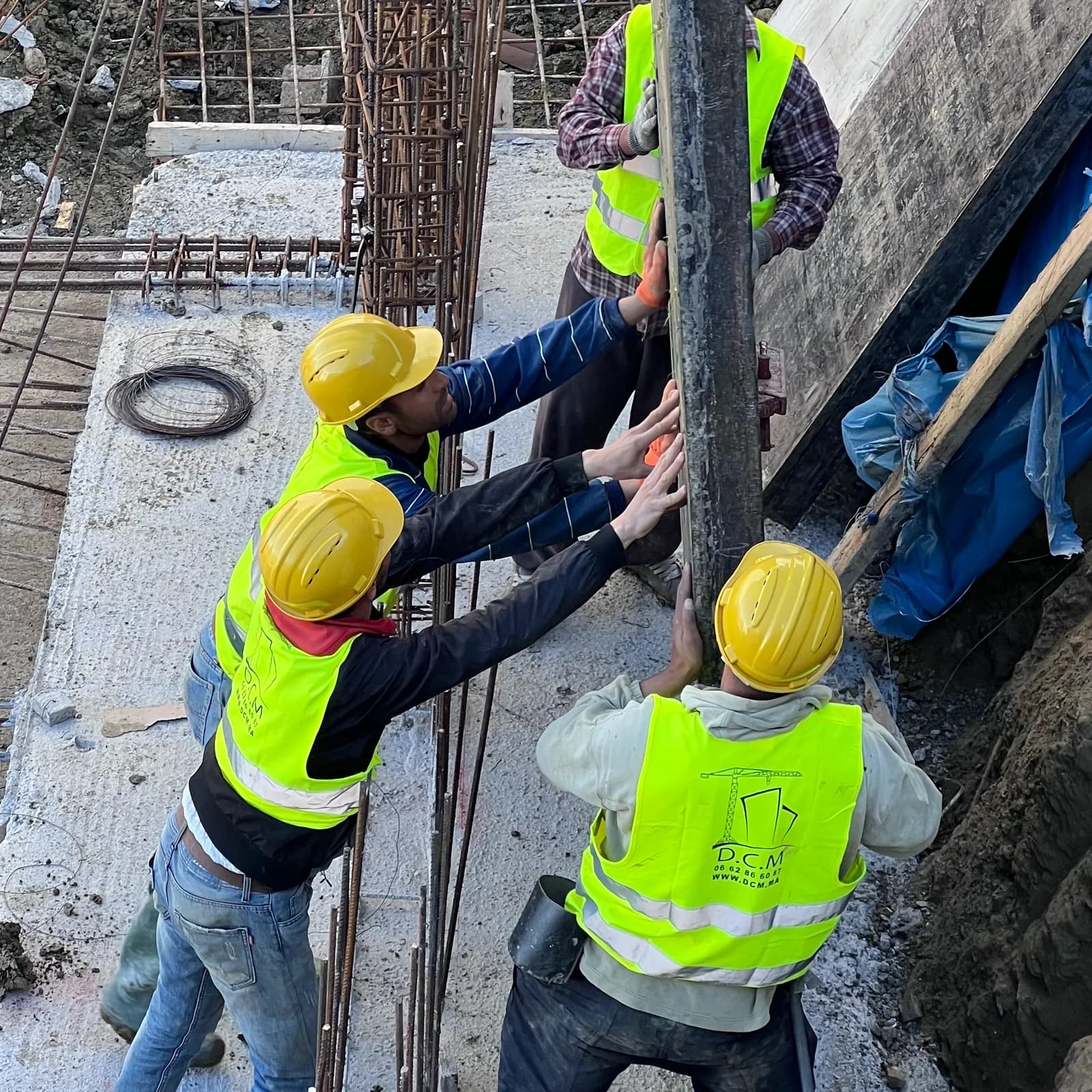 Construction d'une villa