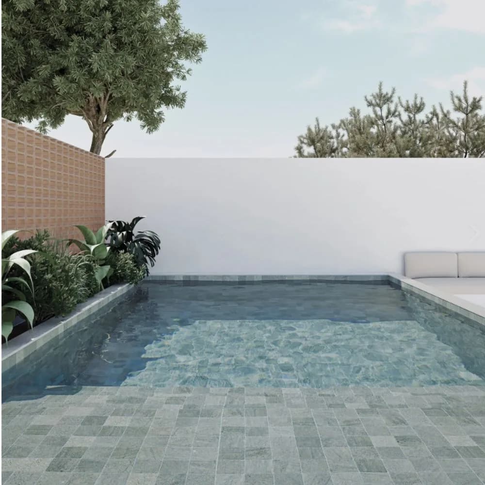 CARRELAGE PISCINE EFFET PIERRE DE BALI 