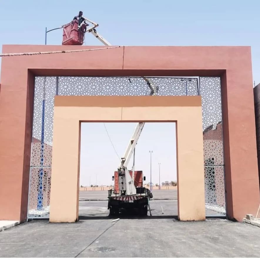 portail et Panneaux en decoupe LASER