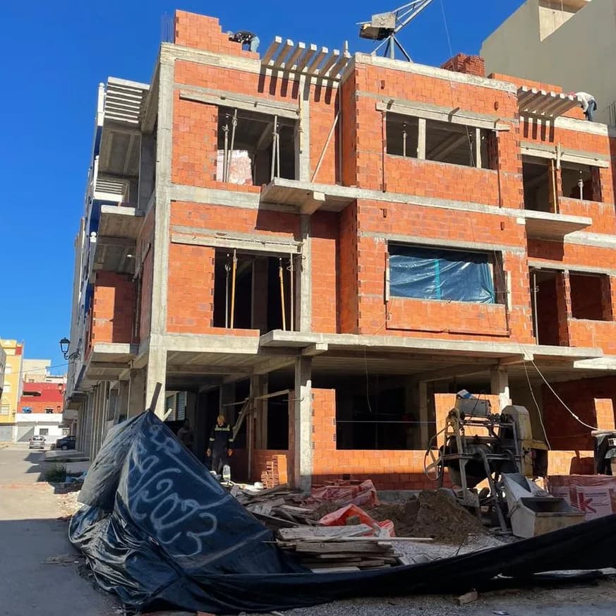 Construction des studios 