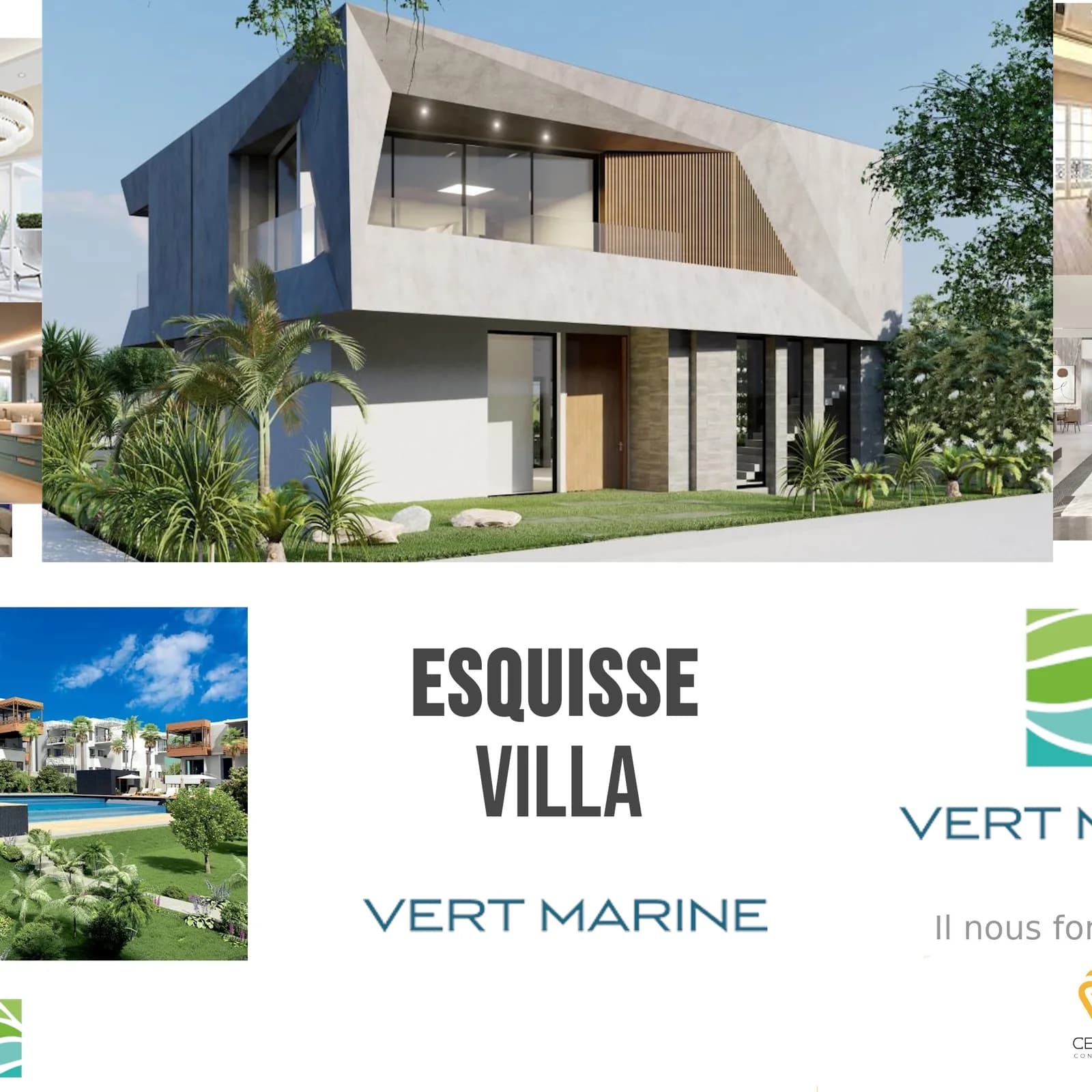 Villa au coeur du projet vert marine