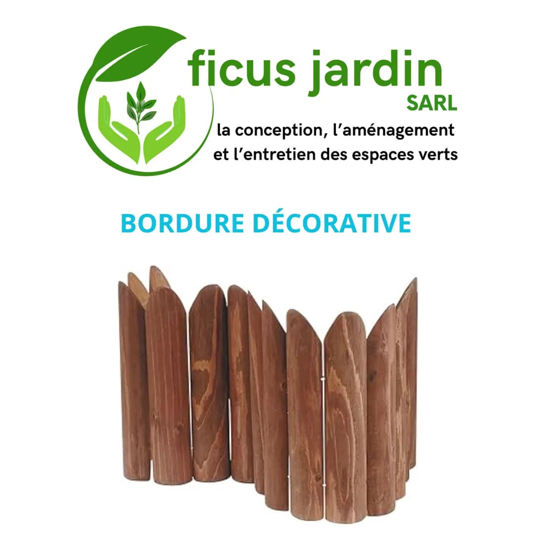 Les bordures en bois