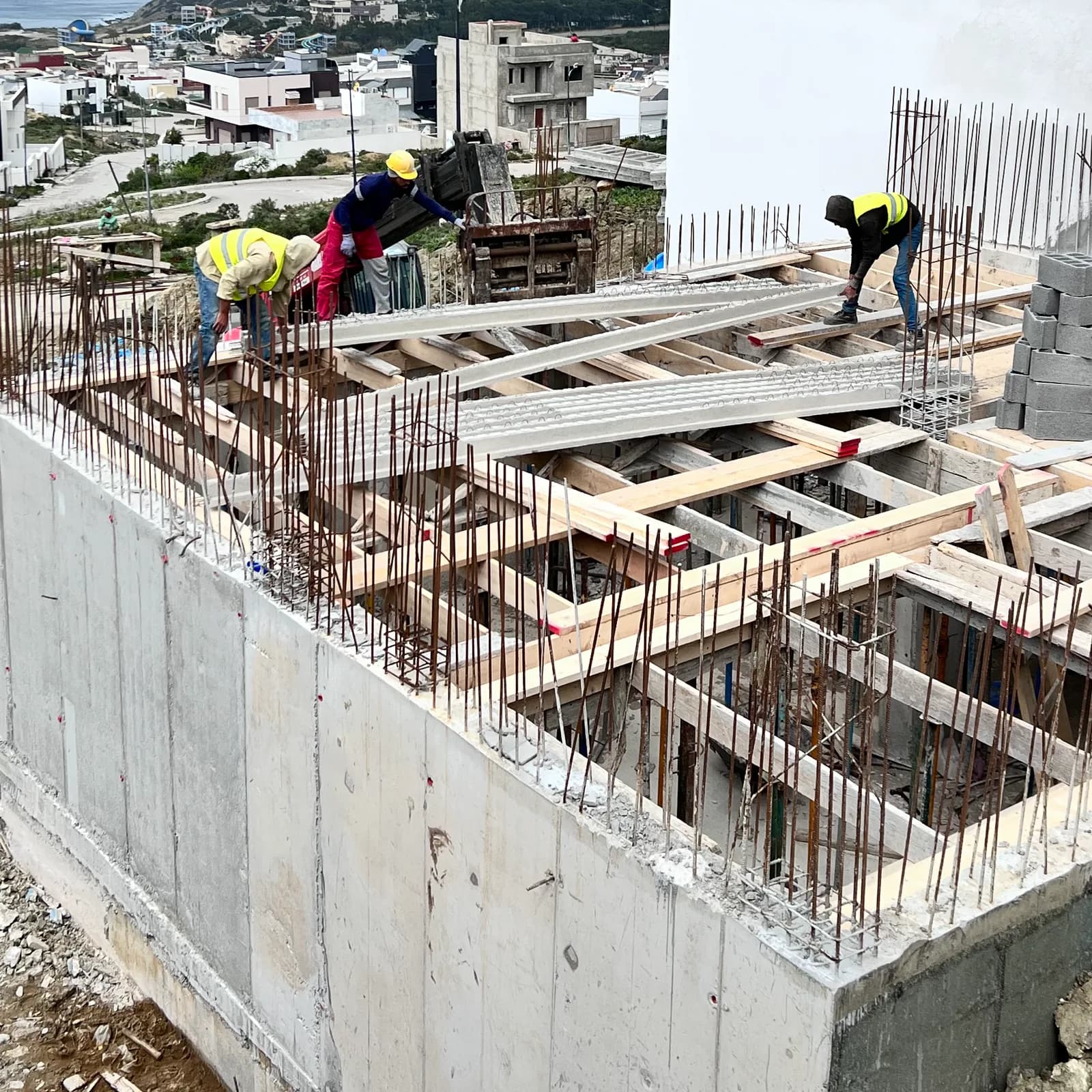 Construction d'une villa