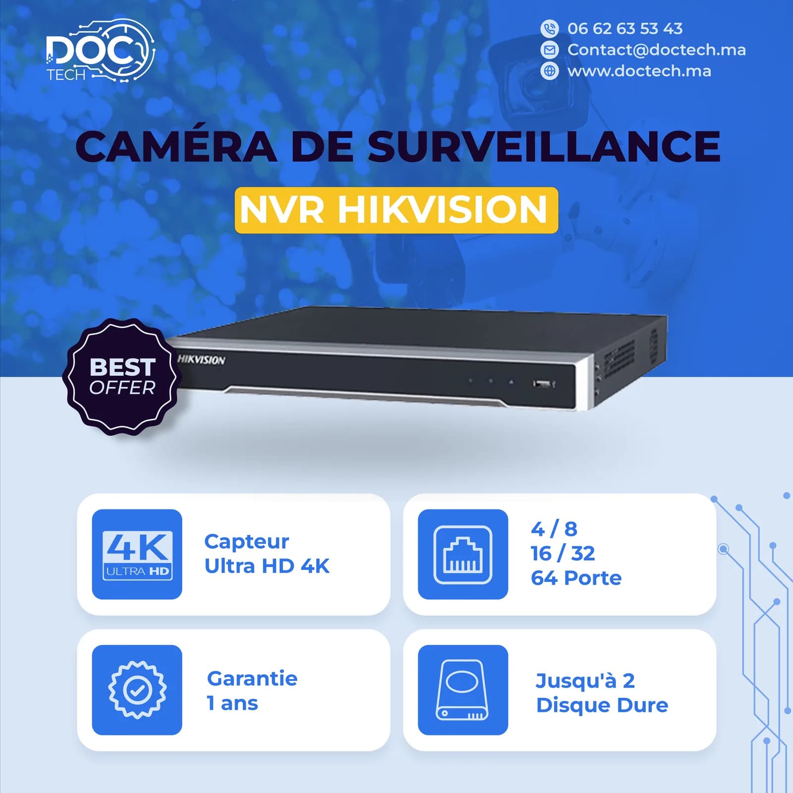 Nvr Surveillance Camera