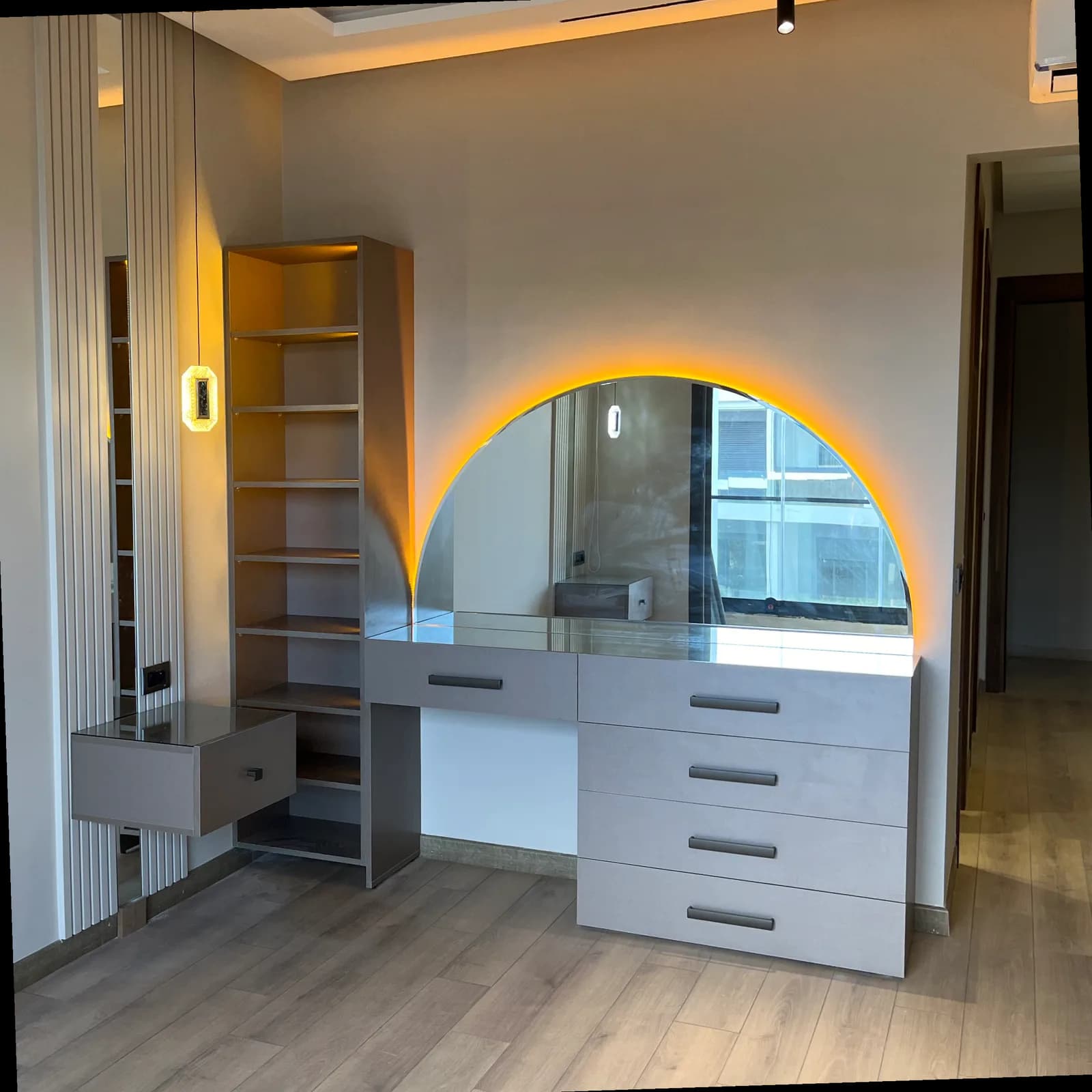 Habillage mural en miroir