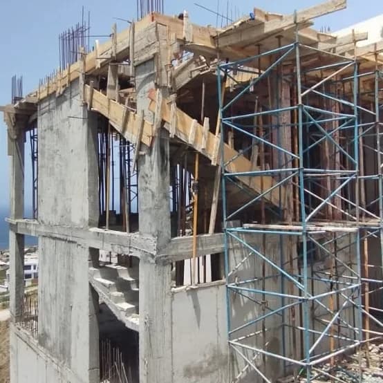 Construction d'une villa