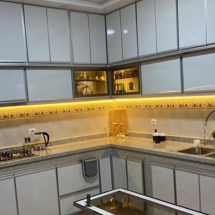  Cuisine en aluminium moderne