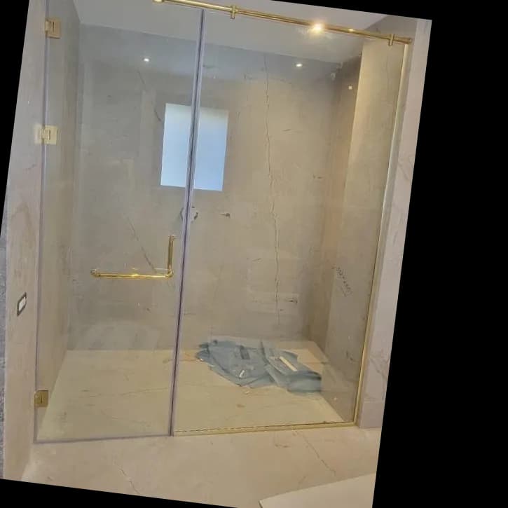 Cabine de douche en verre trempé