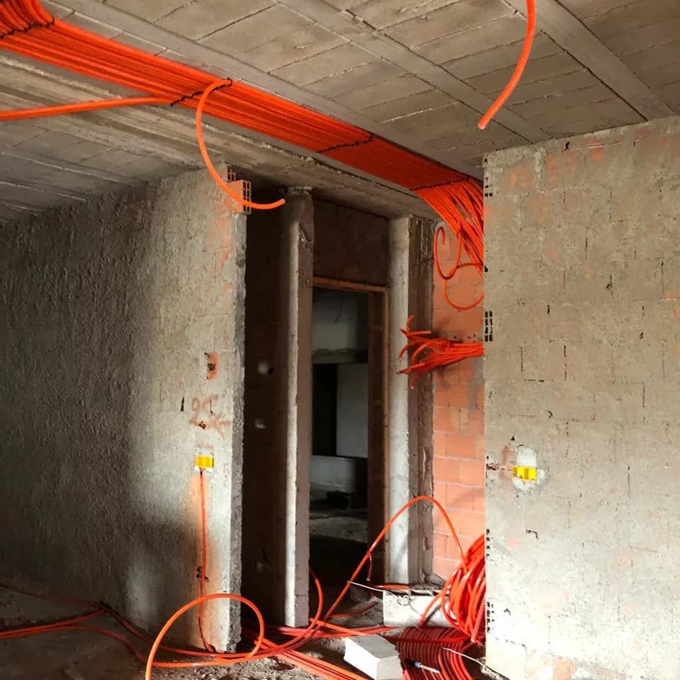 Tubage domotique d une appartement 