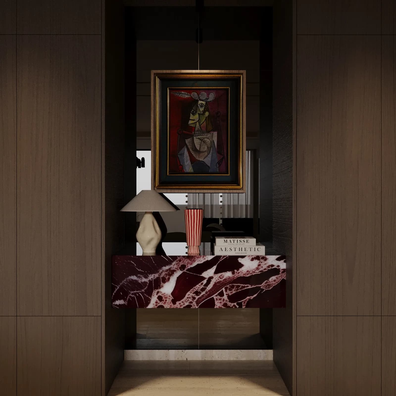 projet de conception appart bouskoura