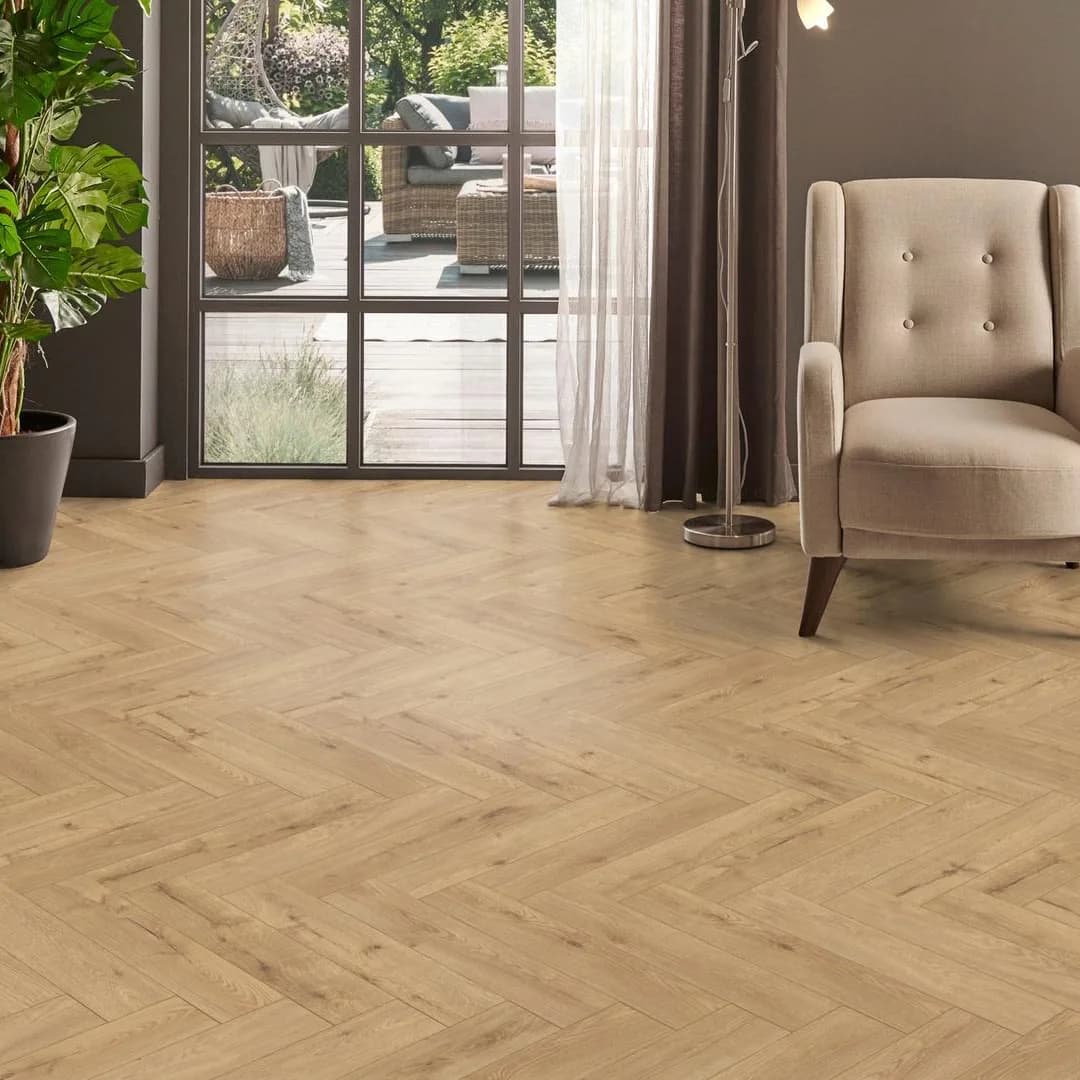 Parquet Stratifié Kaindl HERRINGBONE