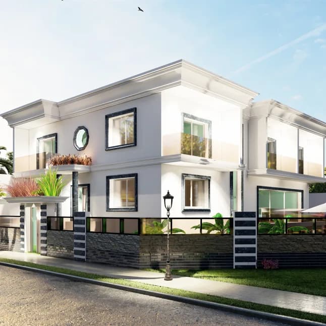 projet de villa style néoclassique