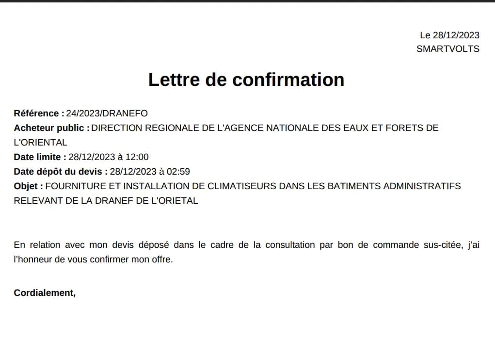 Fourniture et pose des climatisseurs 