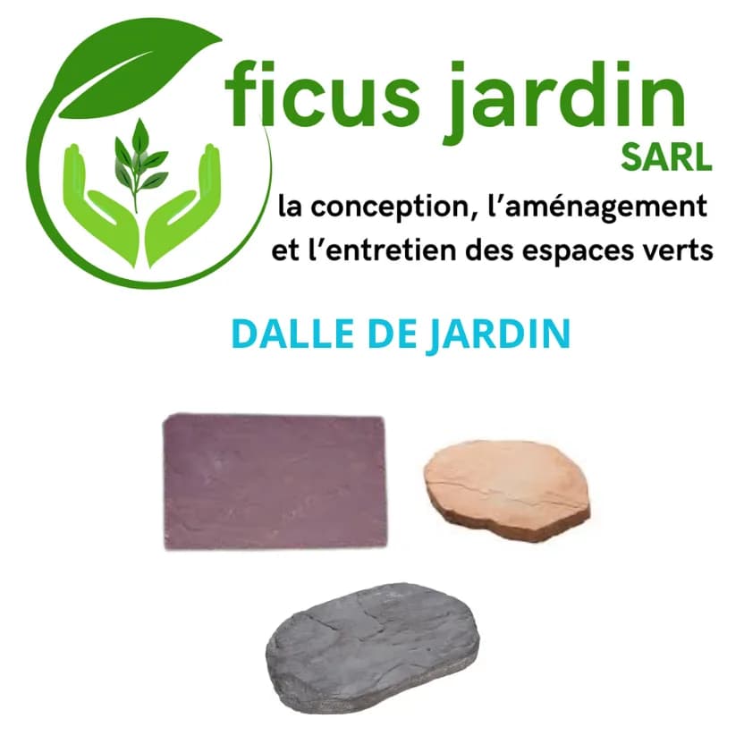 dalles de jardin
