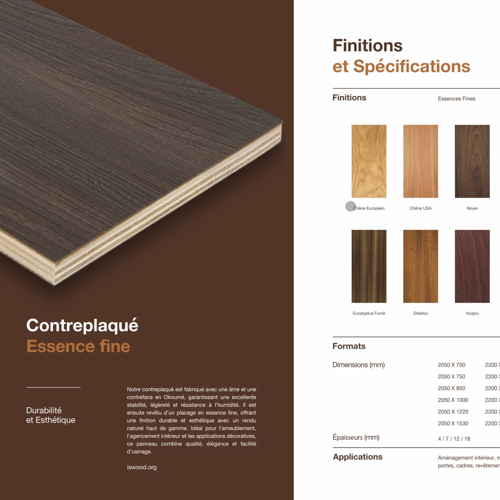 Contreplaqué Essence Fine