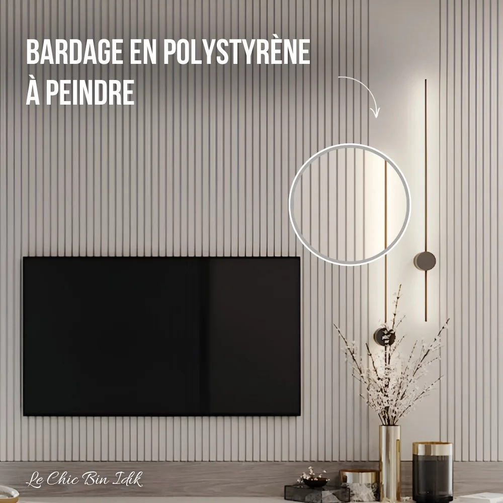 Bardage en polystyrène a peindre 