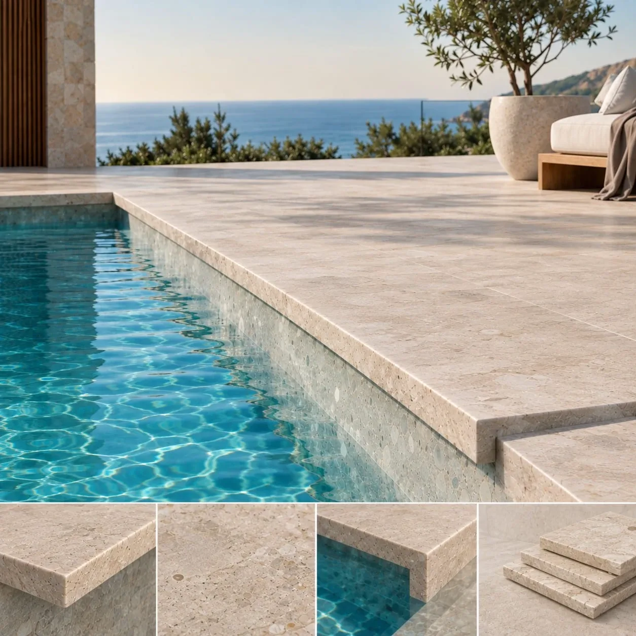 Margelles de piscine (Poolcoping)